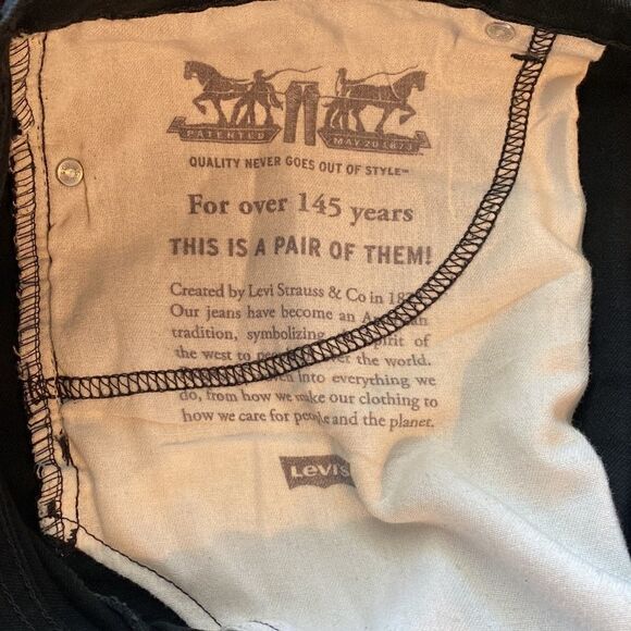 NWOT Levis Mens 541 Athletic Taper Levis Flex Black Jeans - Picture 5 of 10